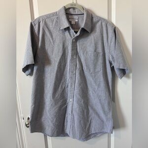 Men's Gray Short Sleeve Shirt Amazon Essentials Size Large